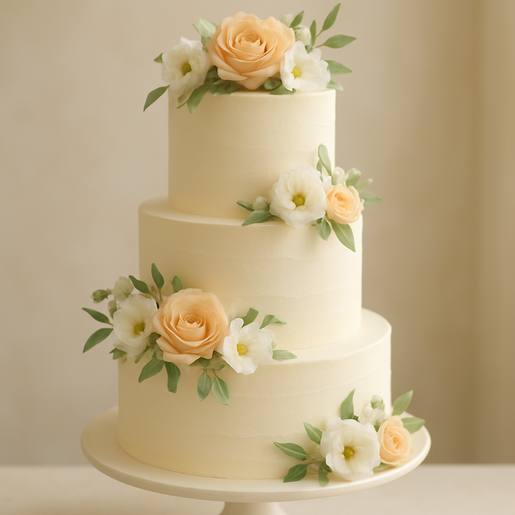 Feine Creme – Hochzeitstorte in Westerstede